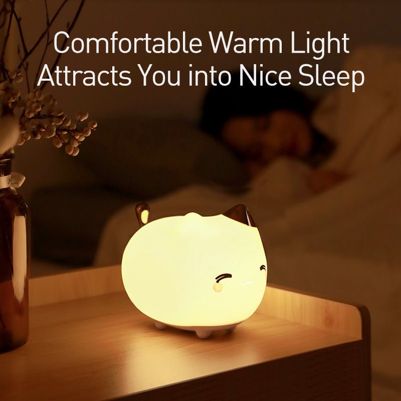 Baseus Love Cute Series LED Night Light: Adorable, Rechargeable, and Multi-Color Changing