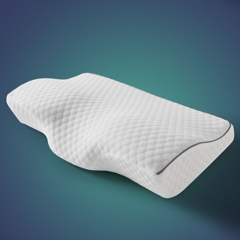 Ergonomic Latex Neck Support Pillow for Side and Back Sleepers